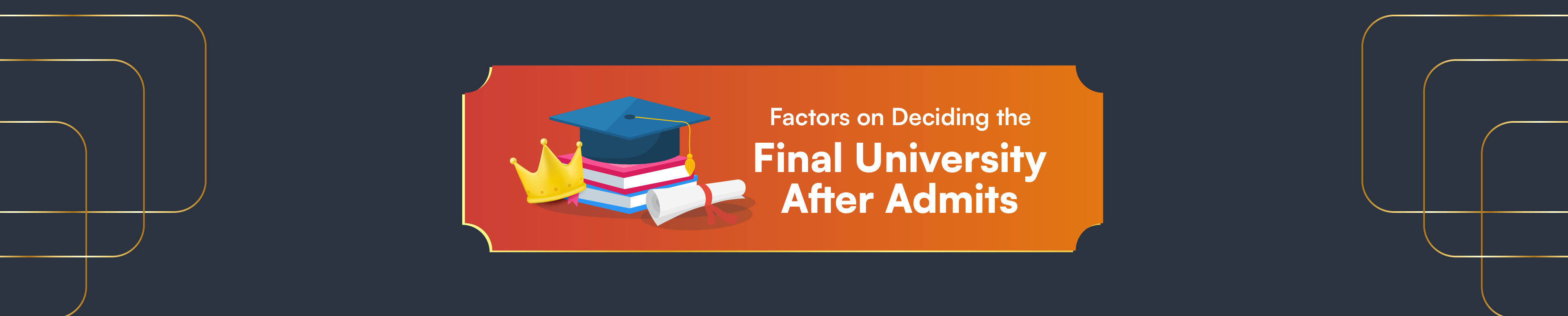 Factors on Deciding the Final University after Admits 🏆